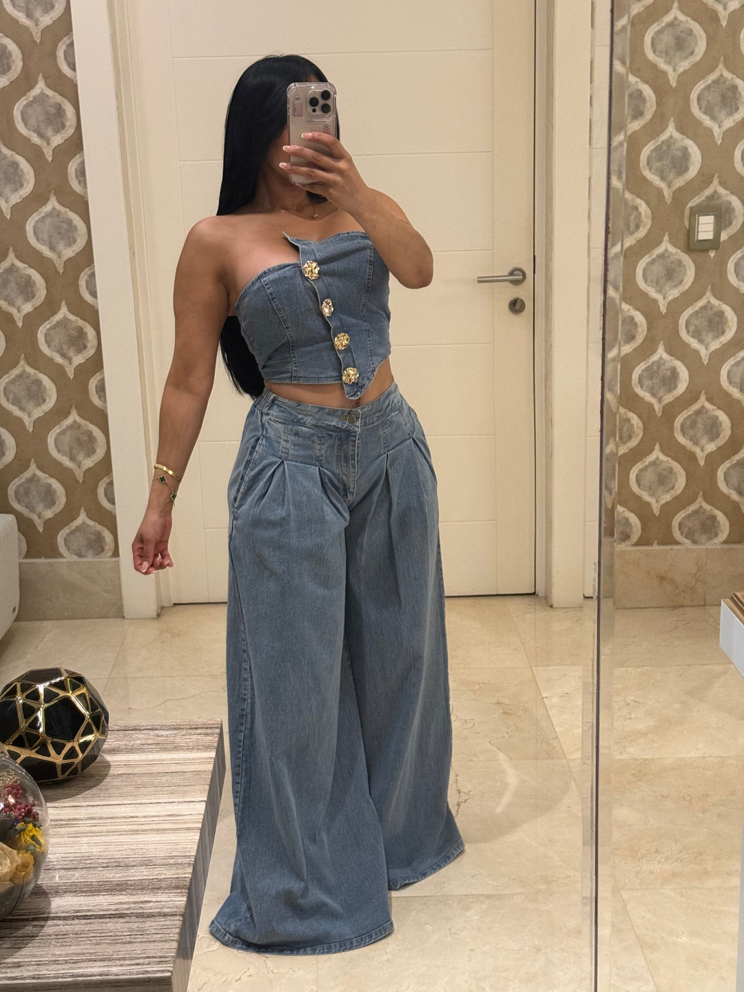 Baggy Bells Denim Set