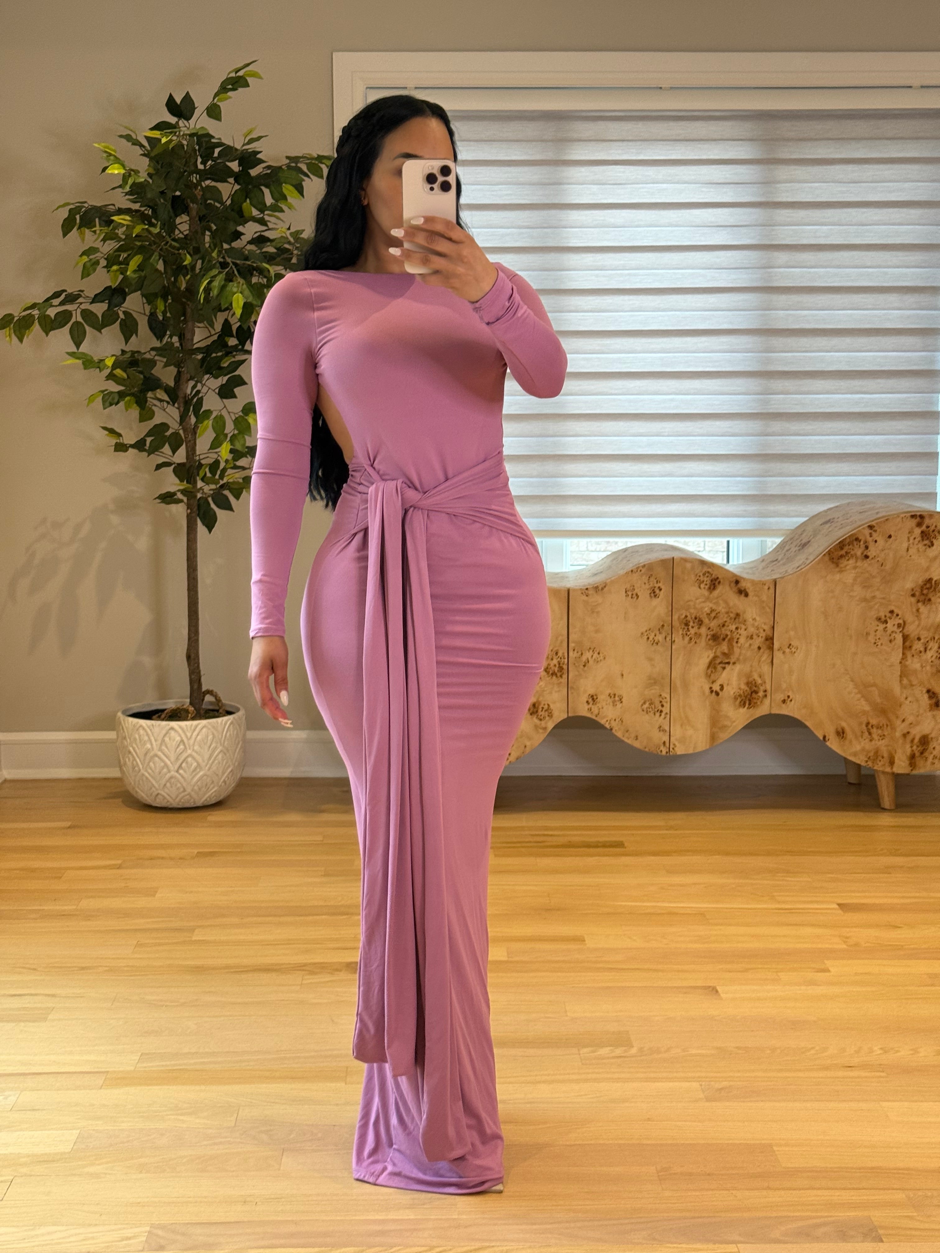 Mauve Muse Dress – Couture By Rose